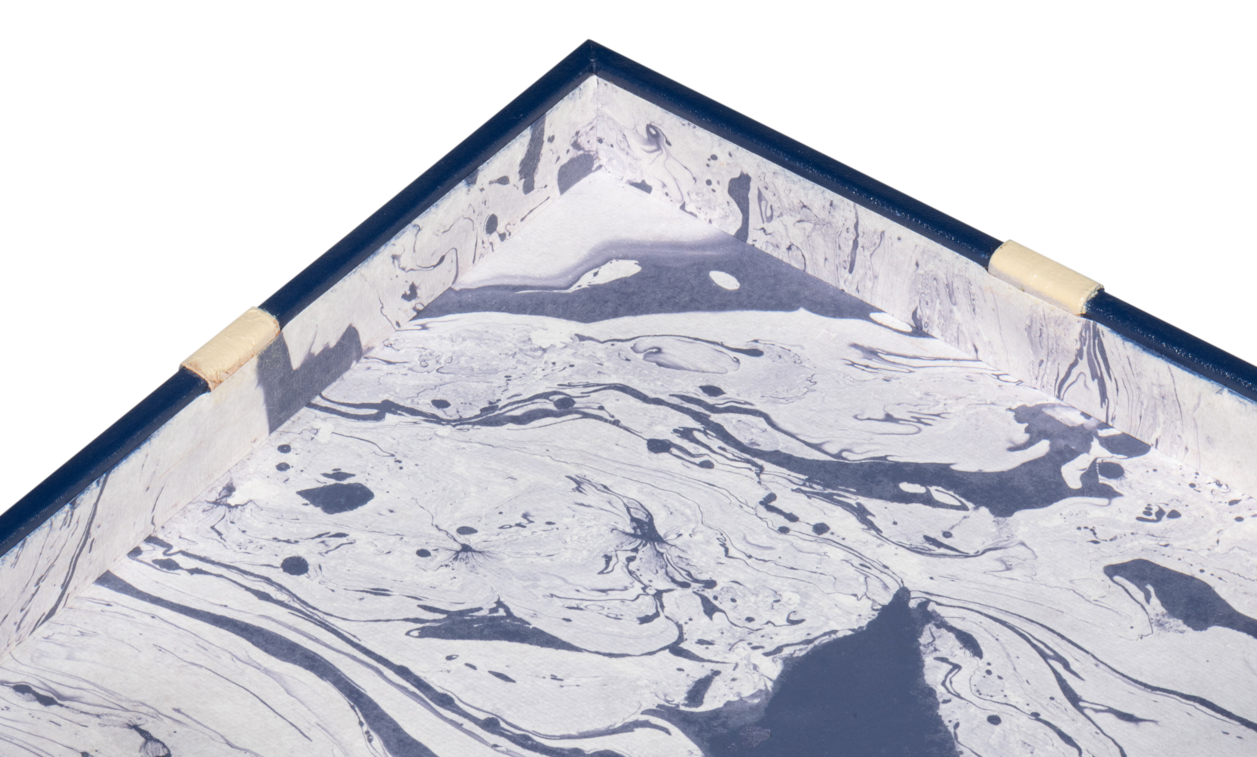 Ferrell Leather Holiday Boxes,S/3,Navy large image 