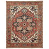Revere Hand-Knotted Wool Red/Beige Area Rug thumbnail 0