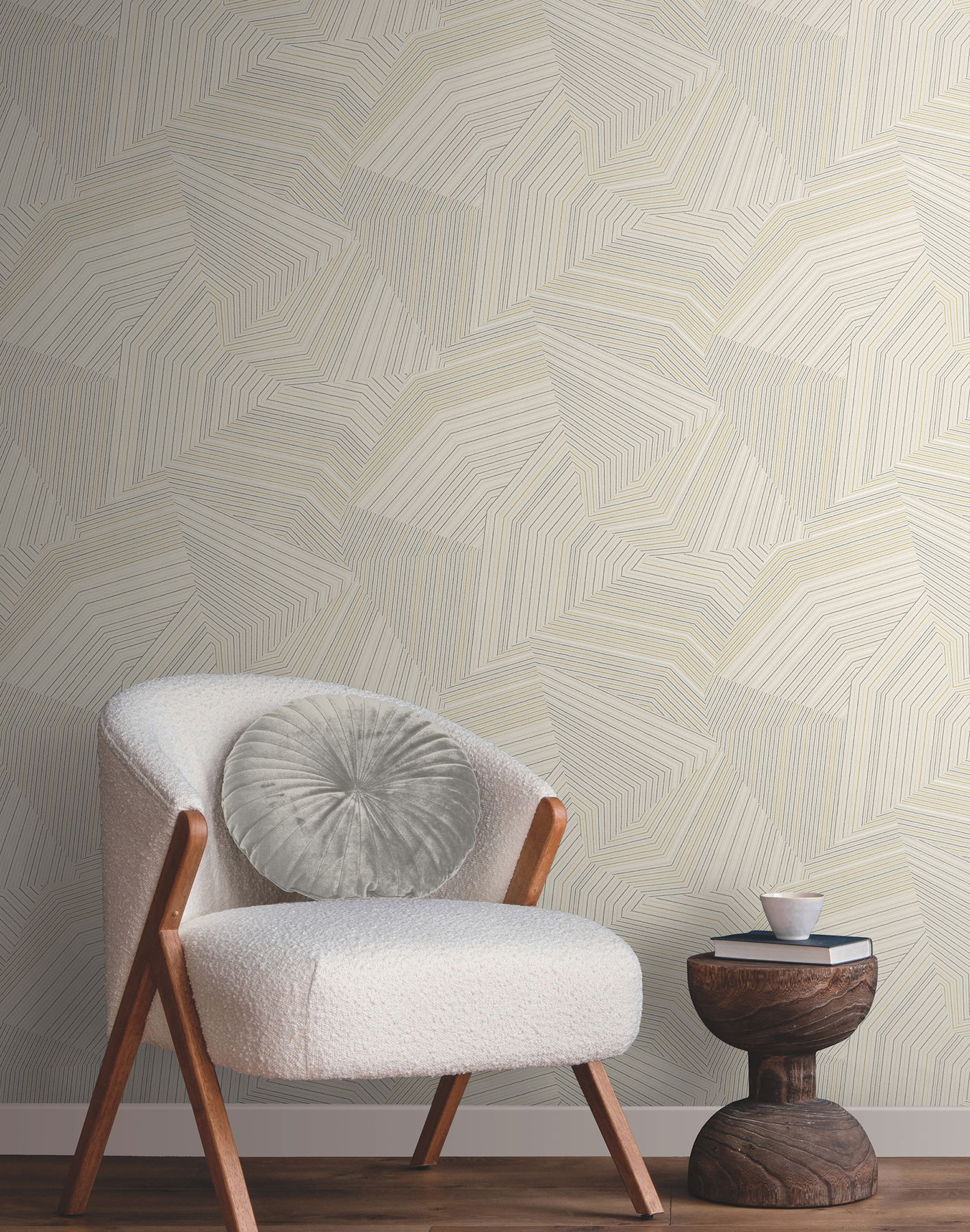 Dotted Maze Taupe Wallpaper Dotted Maze Taupe Wallpaper large image