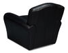 Elite French Club Swivel Chair, Black, Seating by Sarreid, 36" length x 33" width x 33" height thumbnail 11