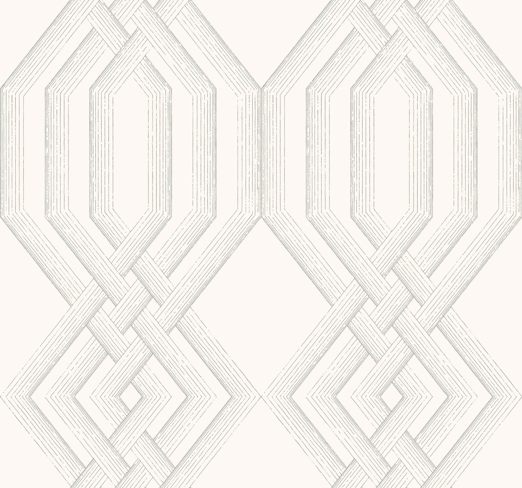 Etched Lattice Grey Wallpaper large image 