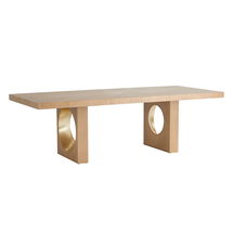 Online Designer Kitchen Oculus Dining Table-Nutmeg/Champagne