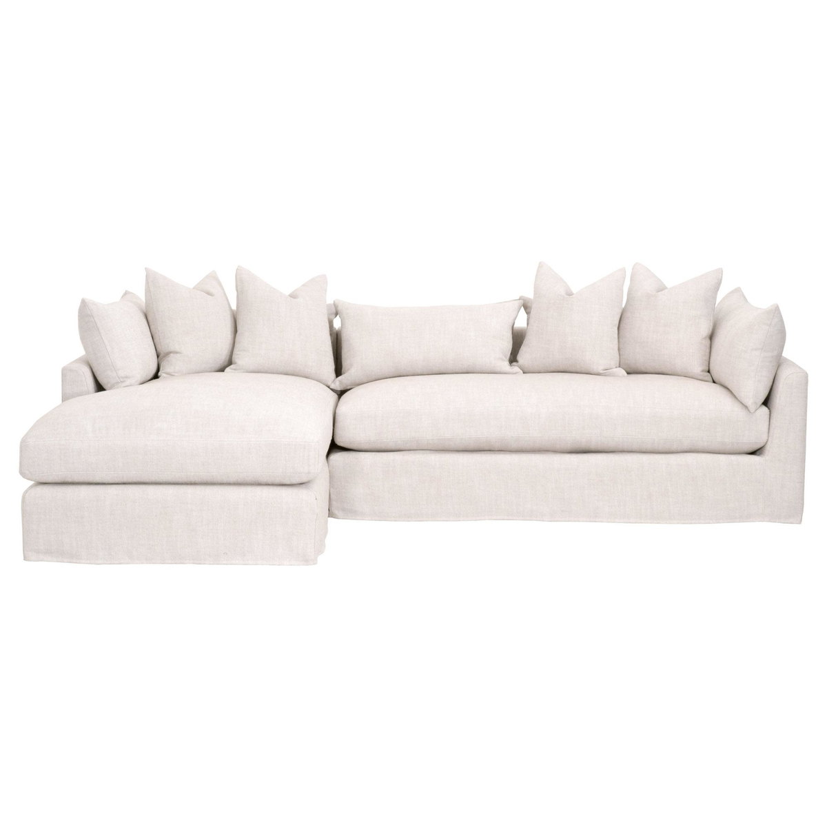 Haven 110' Lounge Slipcover LF Sectional, Seating by Essentials for Living, 110" width x 31" height x 75.5" depth View 1