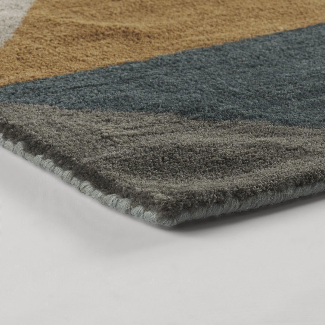 En Casa Gray/Yellow Area Rug large image 