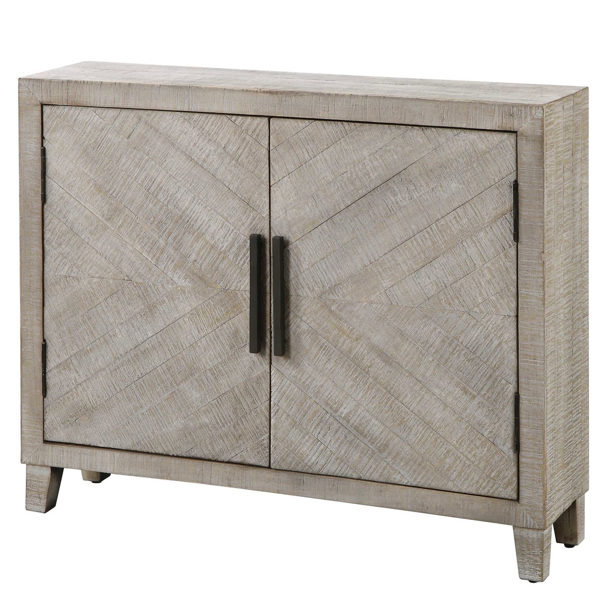 Adalind White Washed Accent Cabinet, Cabinets & Chest by Uttermost, 40" width x 31.75" height x 11" depth View 9