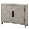 Adalind White Washed Accent Cabinet, Cabinets & Chest by Uttermost, 40" width x 31.75" height x 11" depth thumbnail 9