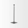 Porter  Medium Black Iron Candle Holder, Candles & Candle Holder by Mercana, 5" length x 5" width x 18" height thumbnail 6