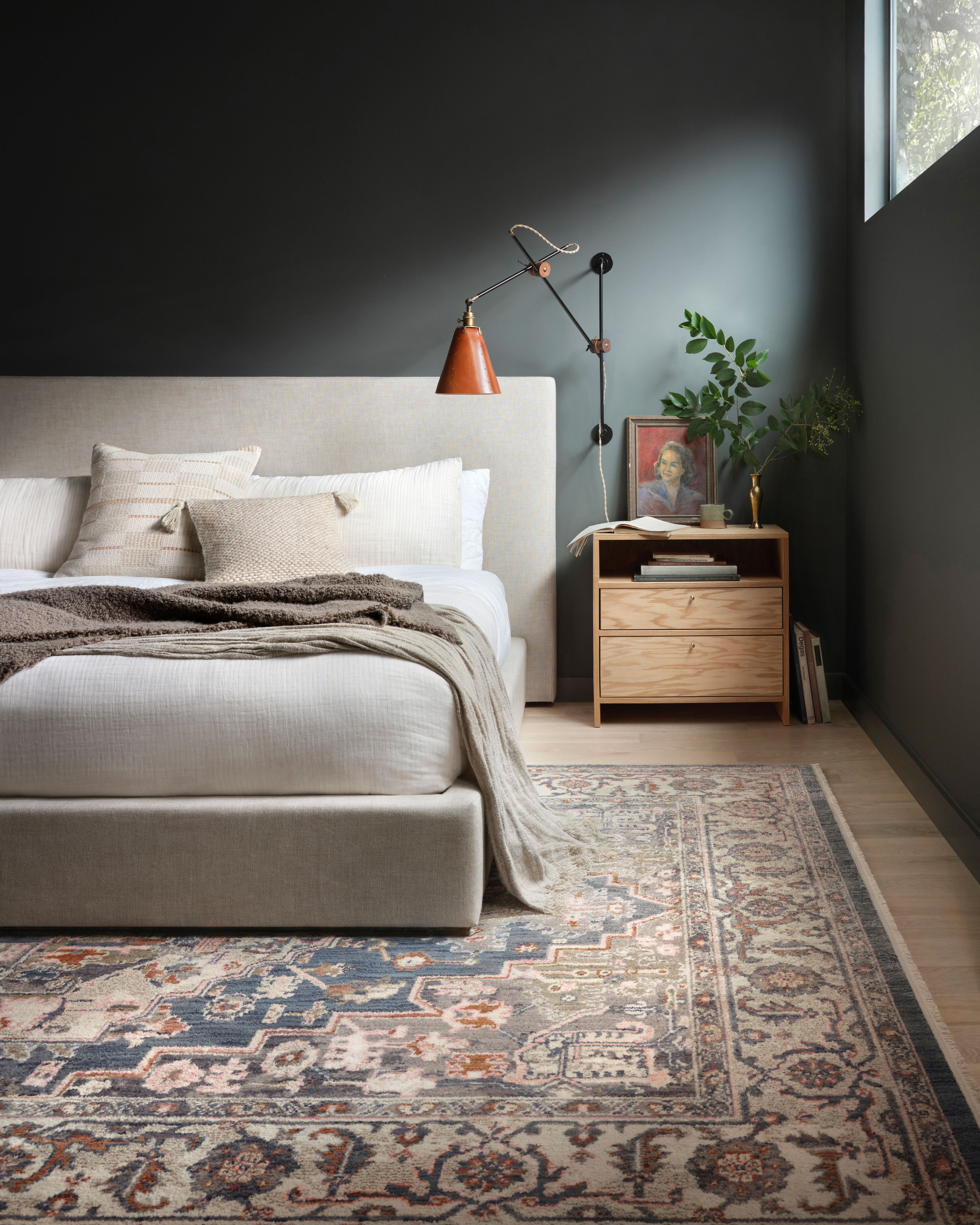 Magnolia Home by Joanna Gaines x Loloi Janey Rug, 1'6" length x 1'6" width View 2
