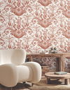 Avian Fountain Toile Brick Wallpaper thumbnail 1