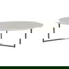 Chloe Coffee Table White, by Moe's Home, 48" width x 15" height x 48" depth thumbnail 1