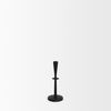 Qwin Matte Black Cast Aluminum Short Candle Holder thumbnail 3