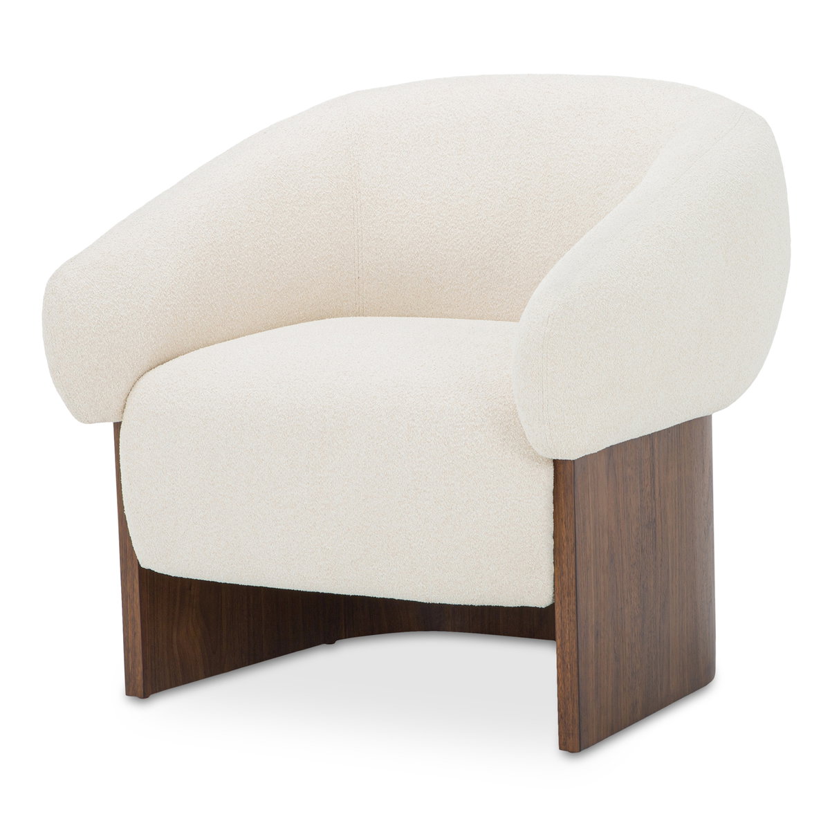 Otto Accent Chair Flecked Cream, by Moe's Home, 33.27" width x 29.5" height x 29.7" depth View 2