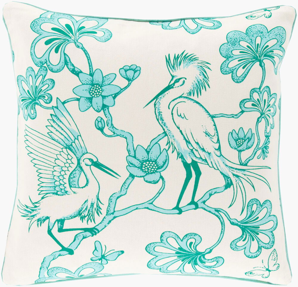 Egrets Accent Pillow Down large image 