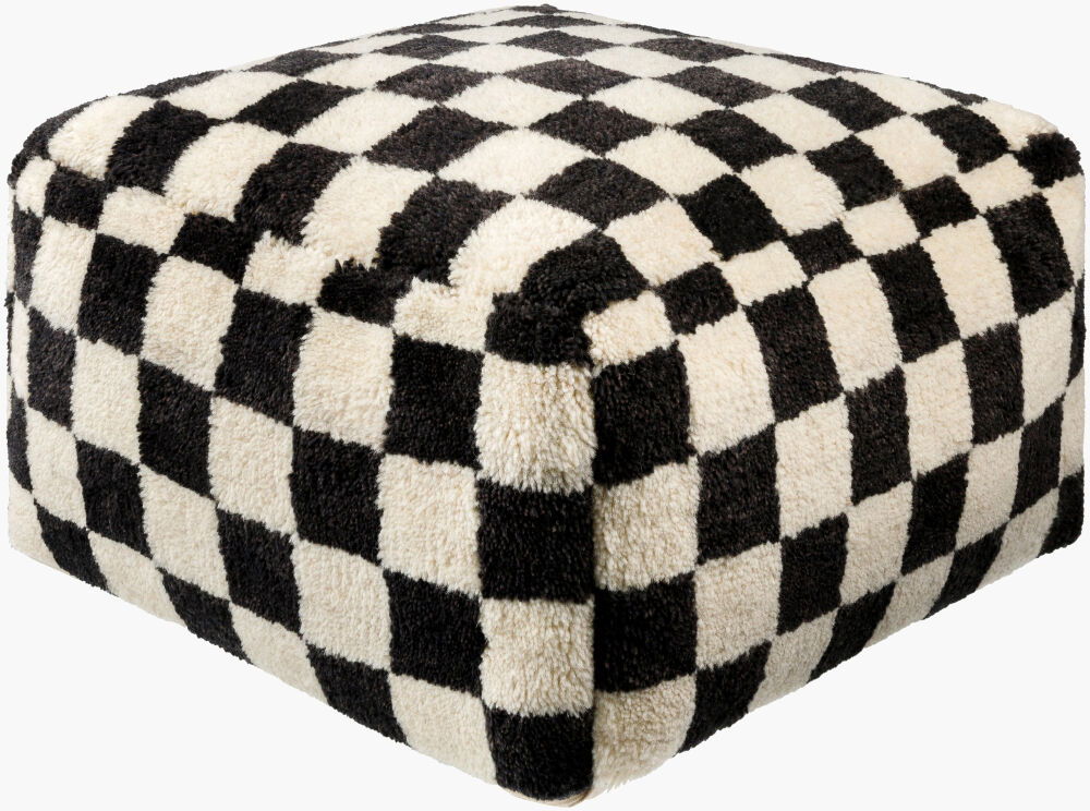 Lukas Pouf, Ottoman by Surya, 24" width x 14" height