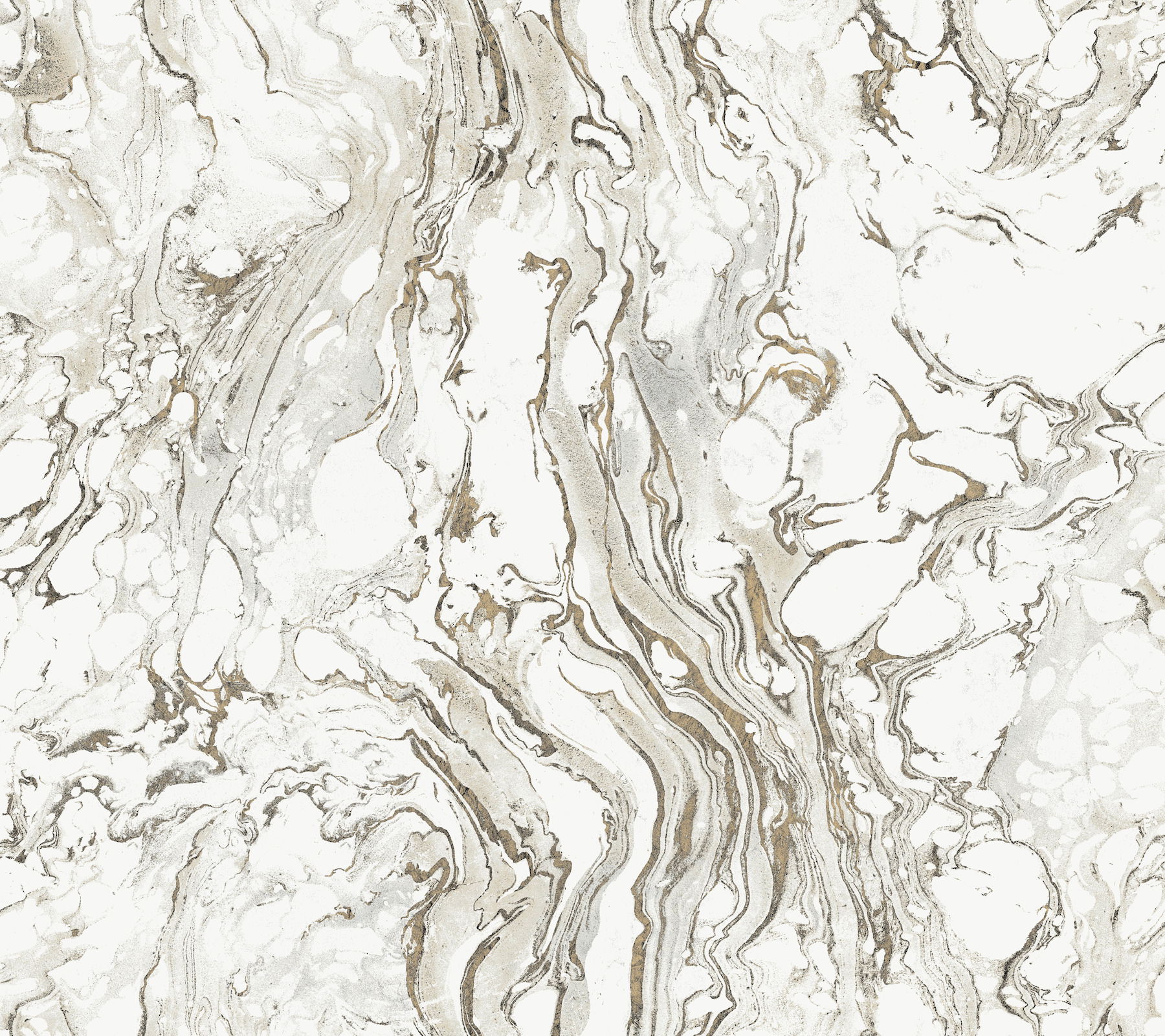 Polished Marble Black & White Wallpaper large image 