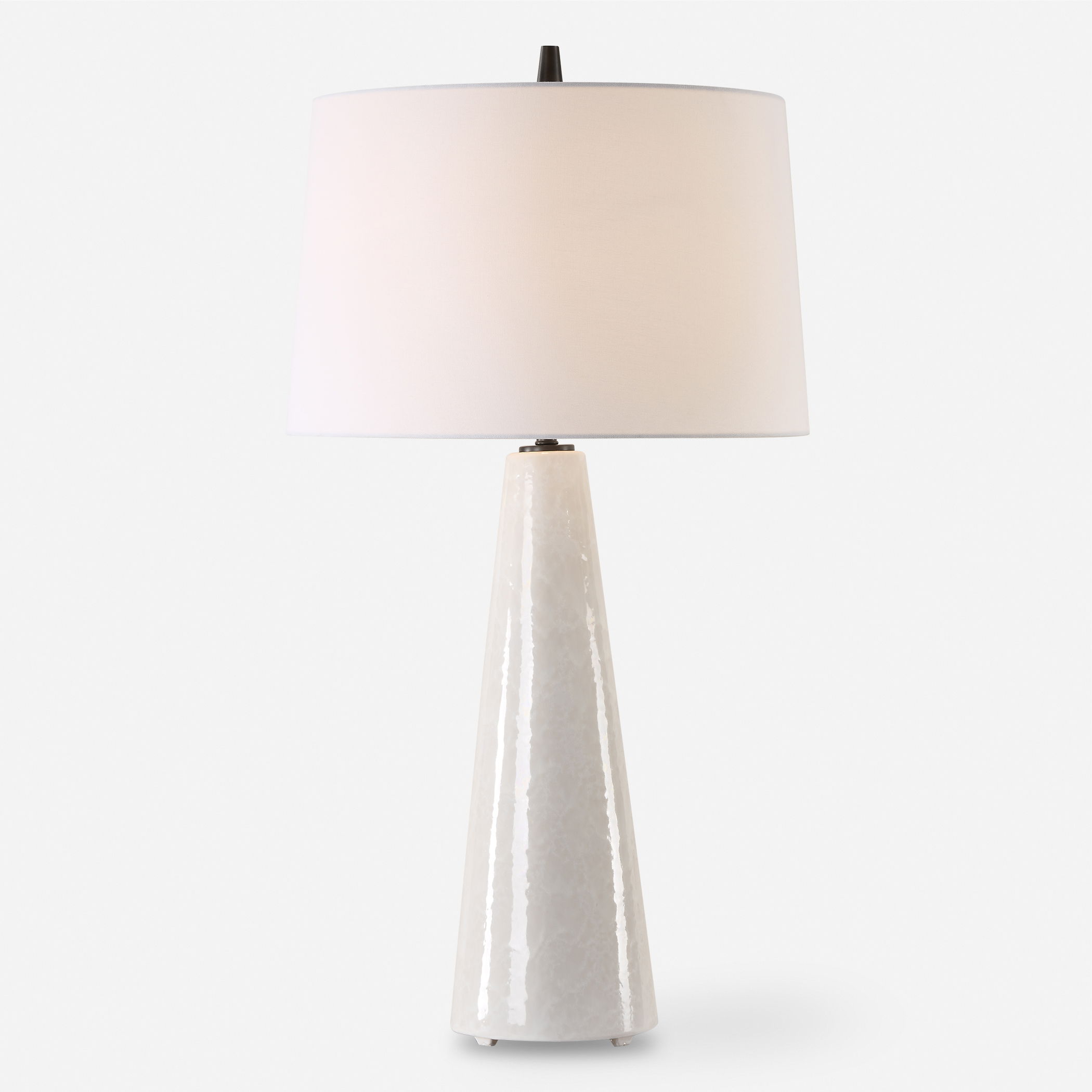 Loire Ivory Glaze Table Lamp large image 