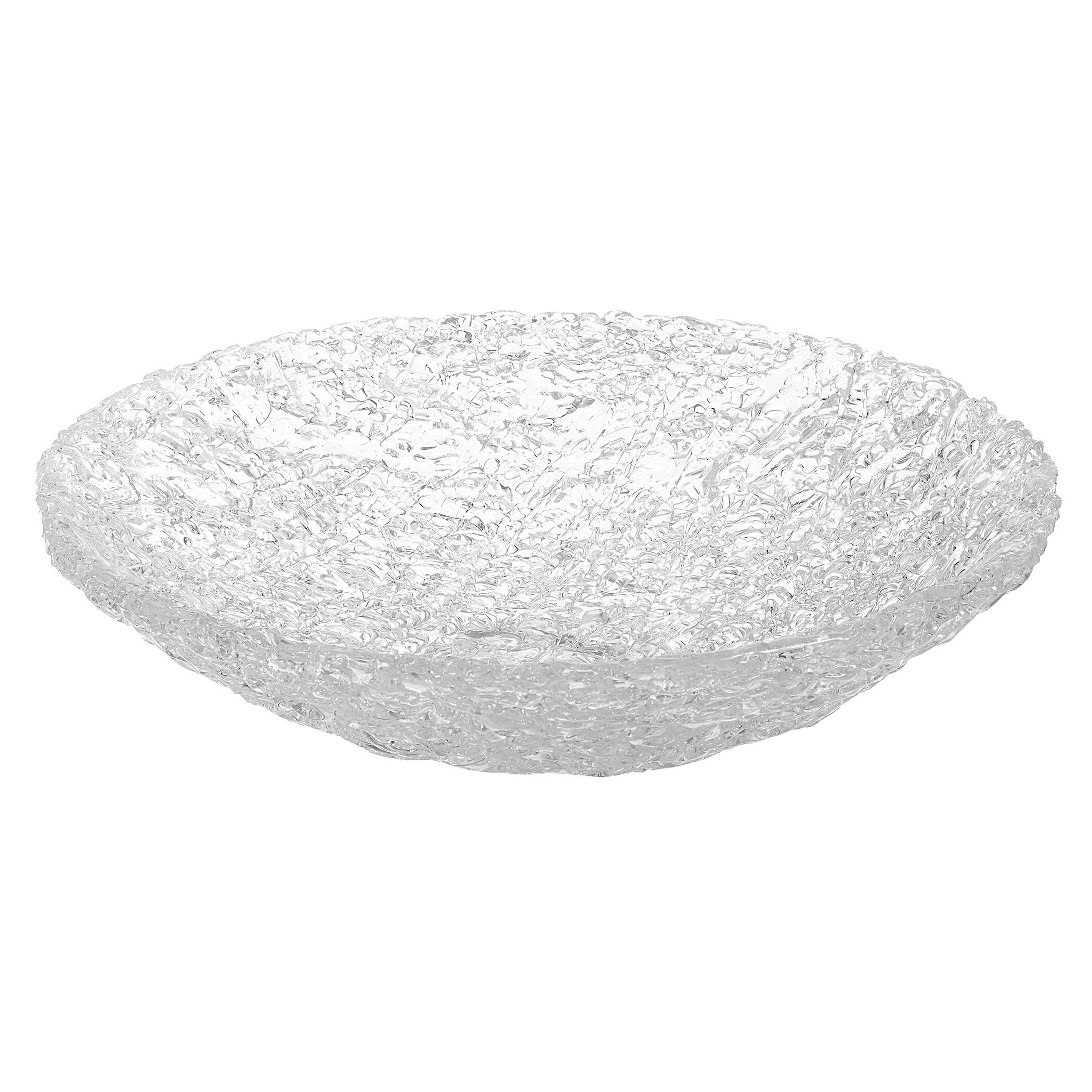 Glint Glass Bowl, Decorative by Uttermost, 19.5" width x 5" height x 19.5" depth View 4