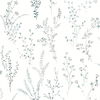 Wildflower Sprigs Blue & Green Wallpaper thumbnail 1
