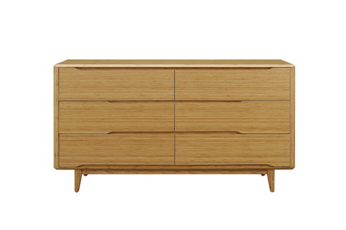 Currant Six Drawer Double Dresser, Caramelized