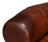 Rondo Leather Swivel Chair,Brown thumbnail 3