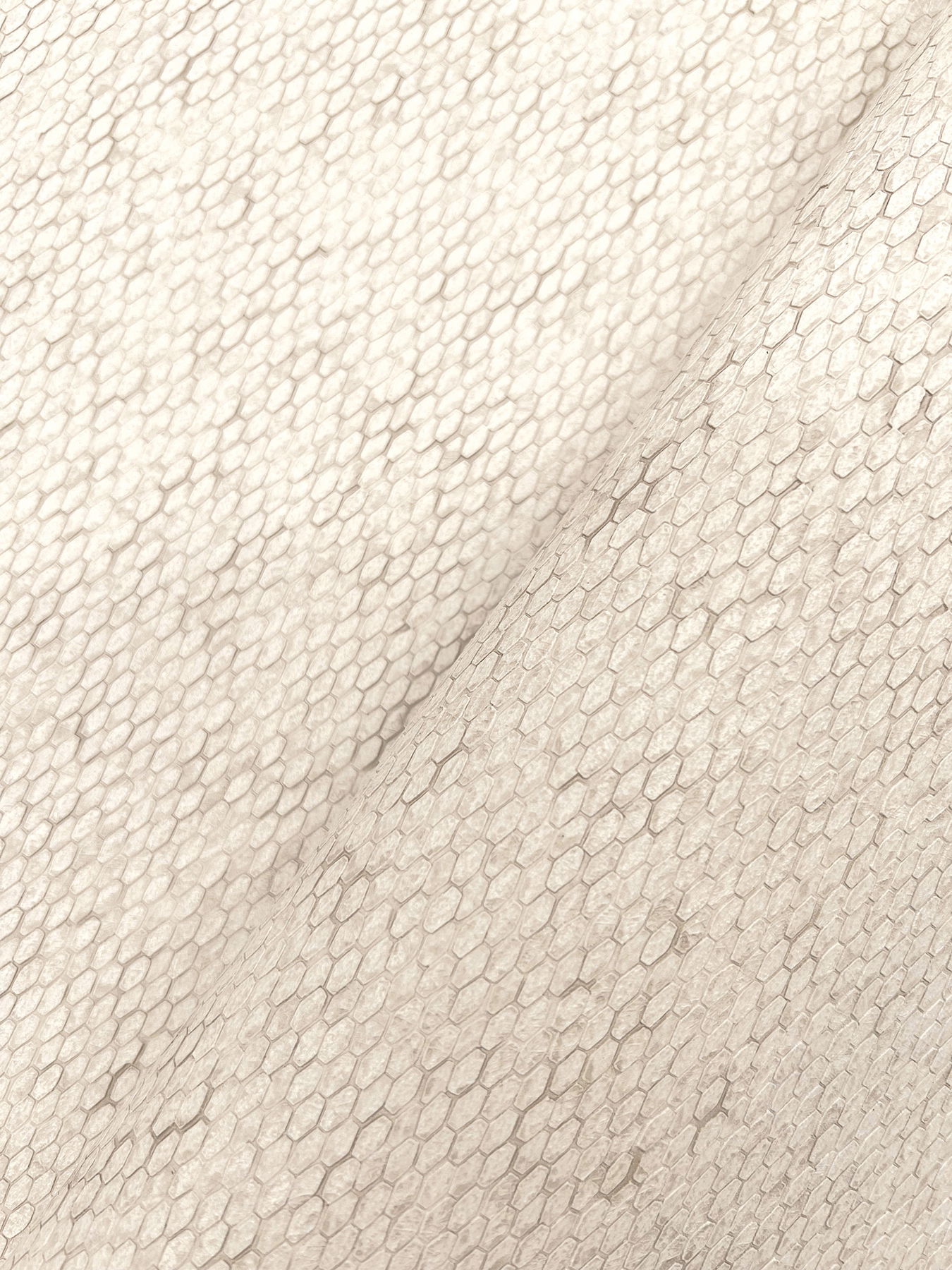 Stretched Hexagons Cream Wallpaper large image 