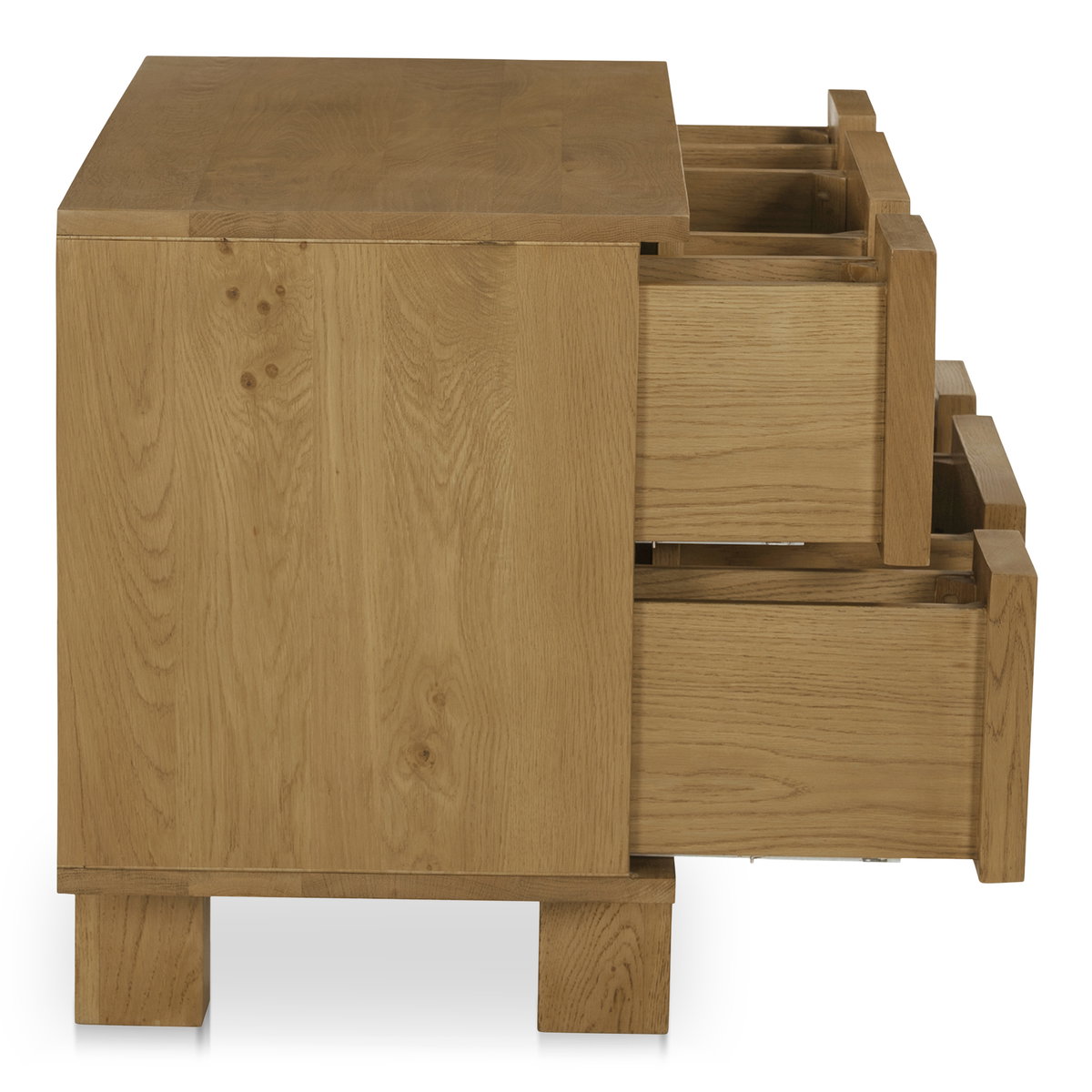 Henley Nightstand Brown, by Moe's Home, 36" width x 26" height x 18" depth View 3