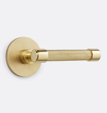 Online Designer Bedroom Trask Brass Lever Tube Latch Interior Door Set Round Backplate - CP Plain 2.375 Standard, CP Plain 2.375 Standard