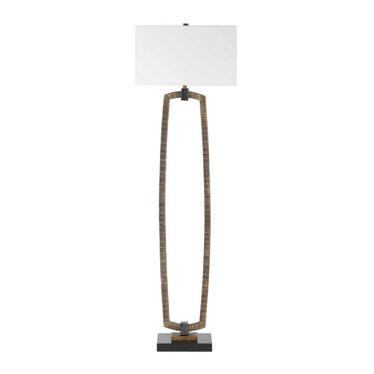 Relic Gold Floor Lamp, by Uttermost, 1'7" width x 5'3.5" height x 11" depth View 6
