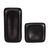 Anodic Dark Brown Vases Set/2, by Uttermost, 9" width x 16.87" height x 3.75" depth thumbnail 1