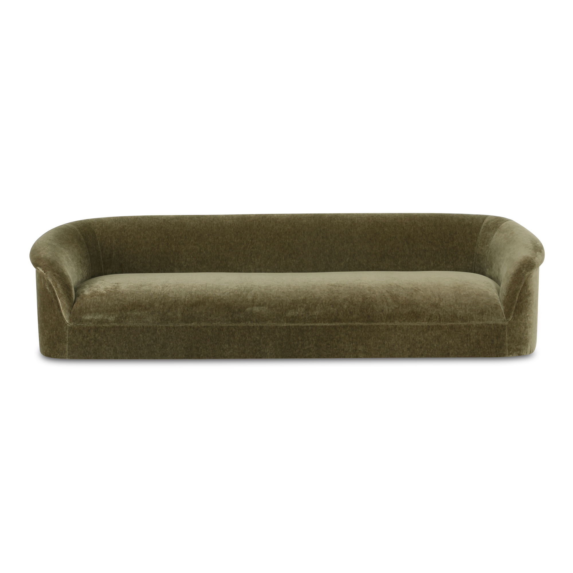 Thora Sofa Dark Green, Sofas & Sectional by Moe's Home, 109" width x 29" height x 36.25" depth View 1