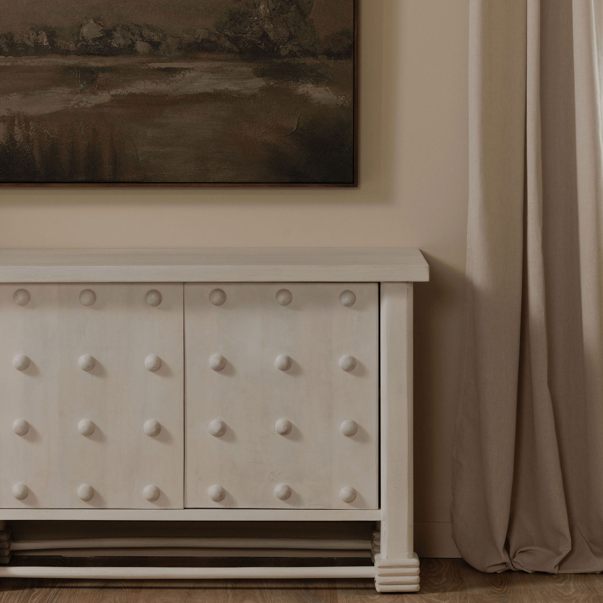Clement Sideboard Whitewashed large image 