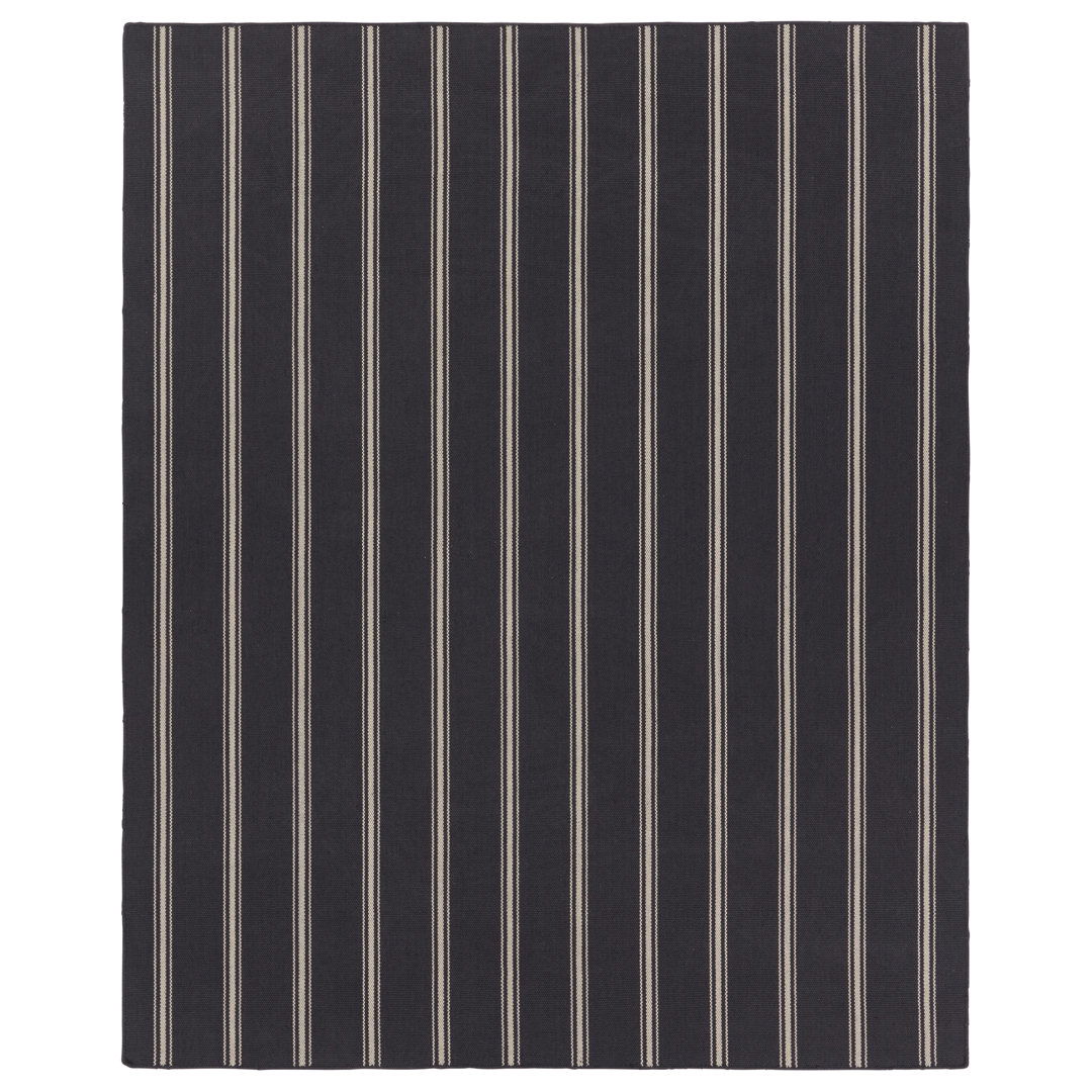 Memento Handmade Indoor/Outdoor Striped Navy/ Ivory large image 