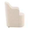 Londyn Dining Chair Cream, by Dovetail, 25" width x 35" height x 27.75" depth thumbnail 3