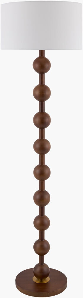 Saline Accent Floor Lamp, by Surya, 16" width x 61" height