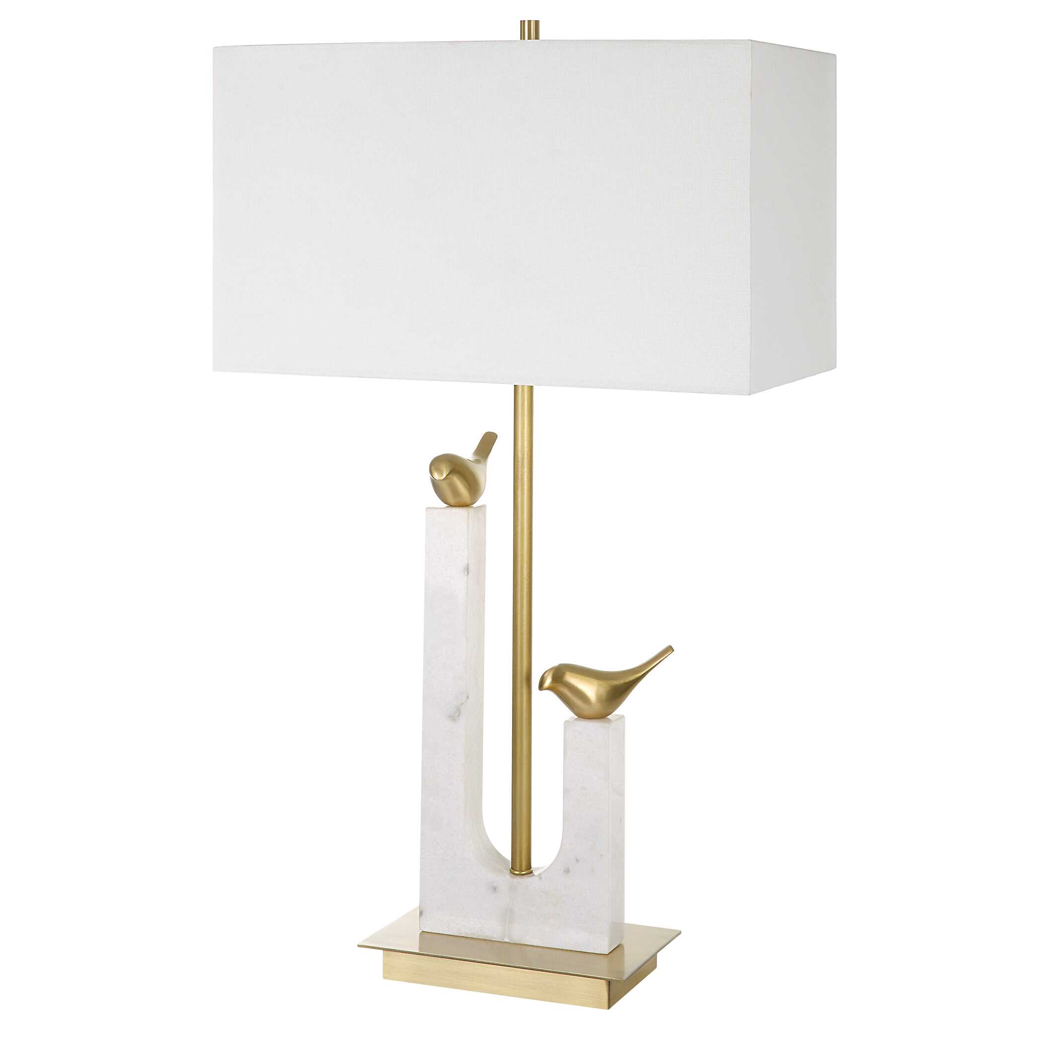 Songbirds Table Lamp, by Uttermost, 17" width x 30" height x 10" depth View 5
