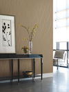 Wavy Stripe Tan Metallic Wallpaper thumbnail 1