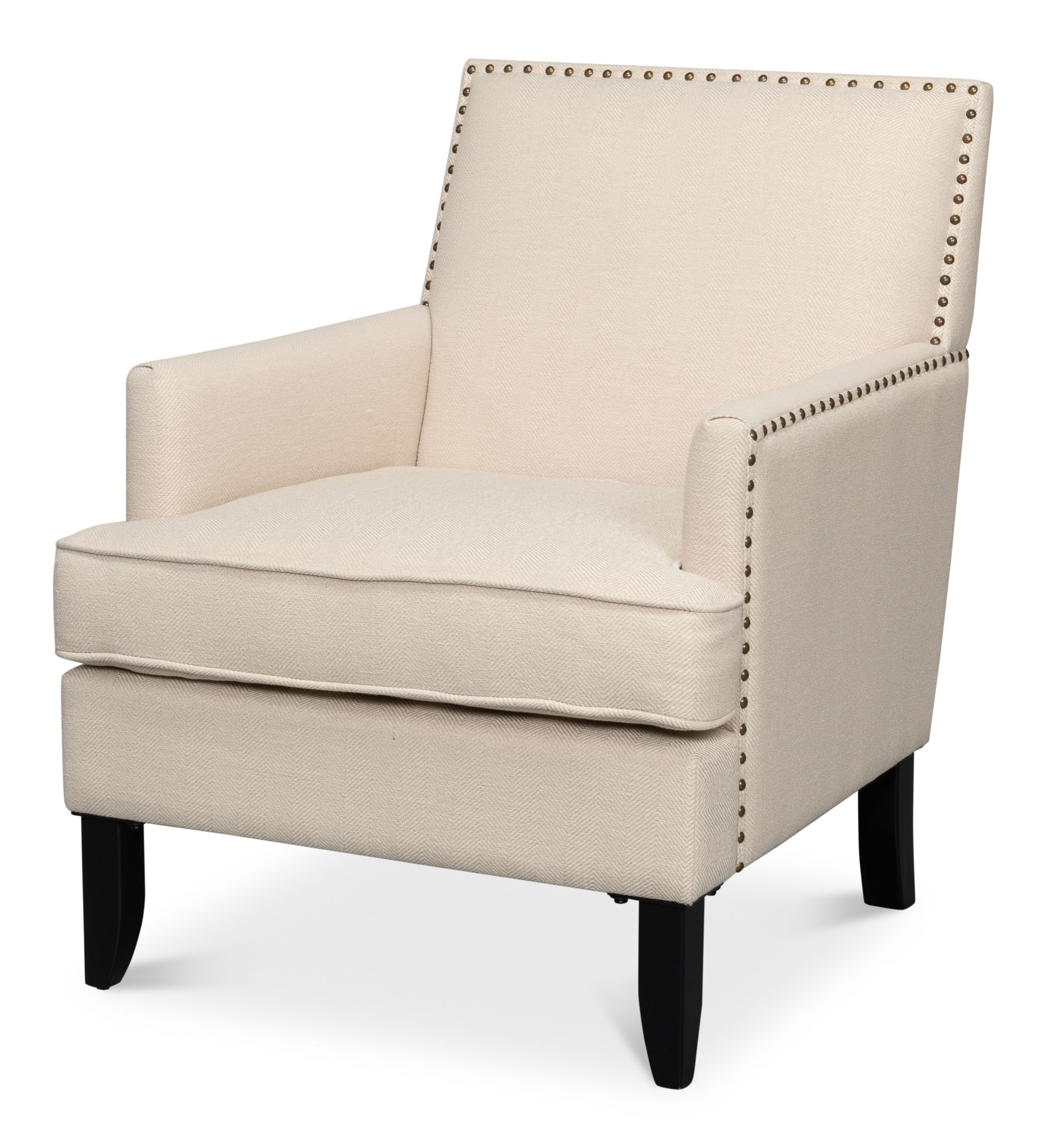 Grady Chair, Fabric, Accent Chair by Sarreid, 27" length x 33" width x 35" height View 1