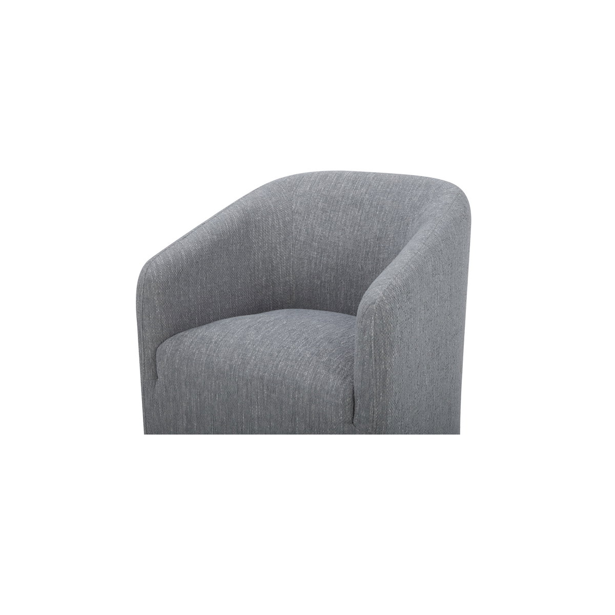 Sandy Rolling Dining Chair Grey, by Moe's Home, 26" width x 32" height x 26.5" depth View 5