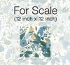 Garden Party Blue Peel & Stick Wallpaper thumbnail 2