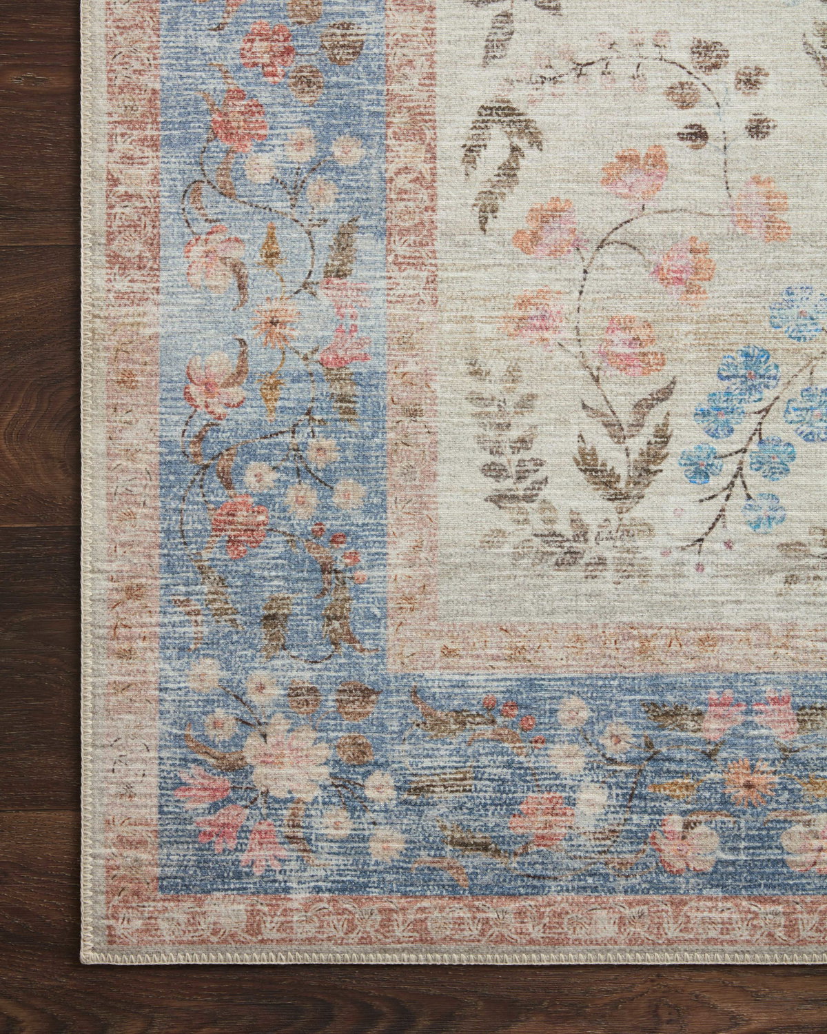 Rifle Paper Co. x Loloi Palais Rug, 1'6" length x 1'6" width View 4