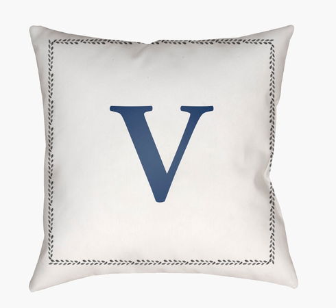 Initials Accent Pillow