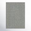 Geometric Handmade Tufted Area Rug in Blue/Cream thumbnail 4