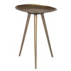 Lily Pad Antique Brass Accent Table, Side & End Table by Uttermost, 16" width x 21" height x 16" depth thumbnail 5