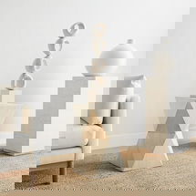 Online Designer Bedroom Diego Scultures, D, Sculpture, Wood, White