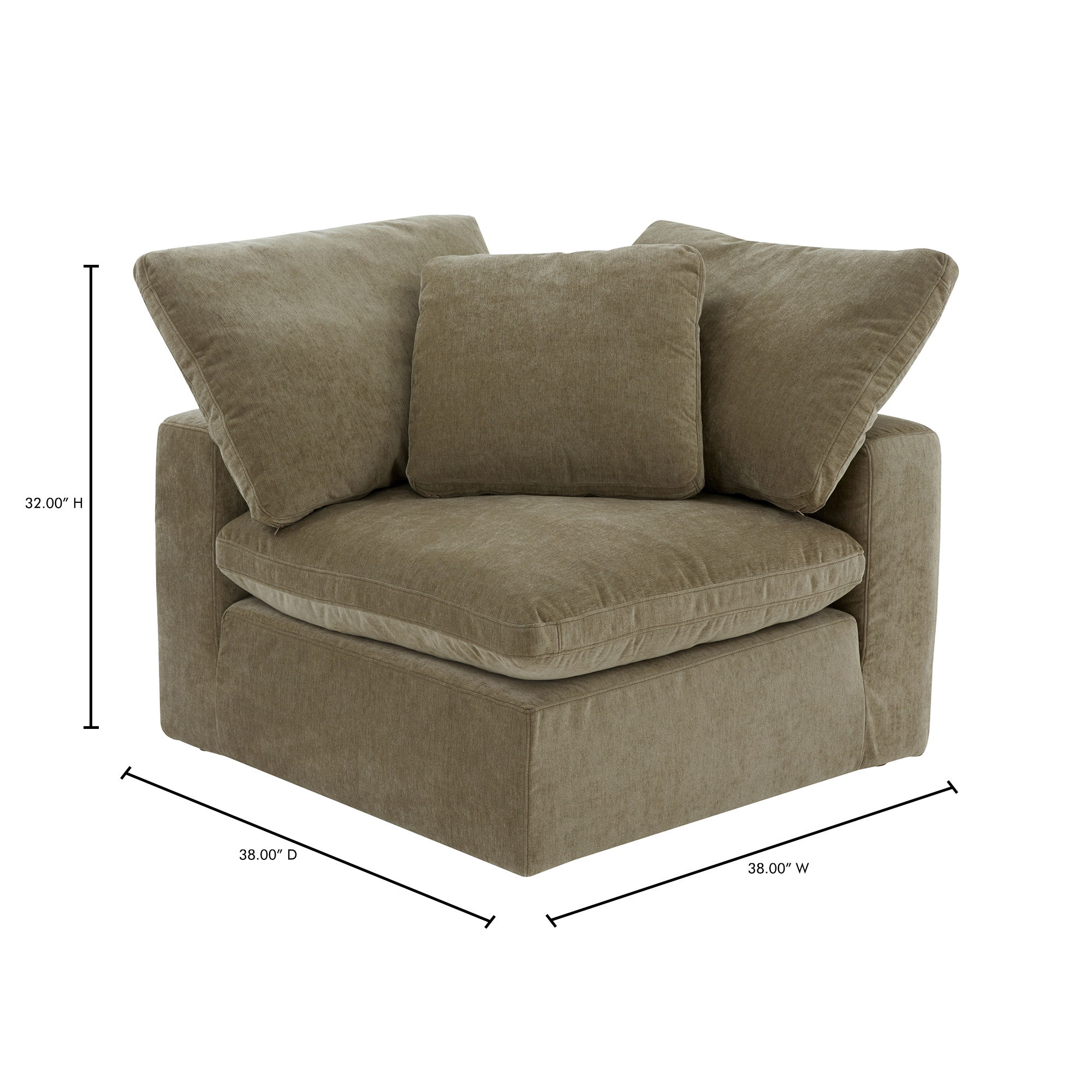 Terra Corner Chair Desert Sage large image 