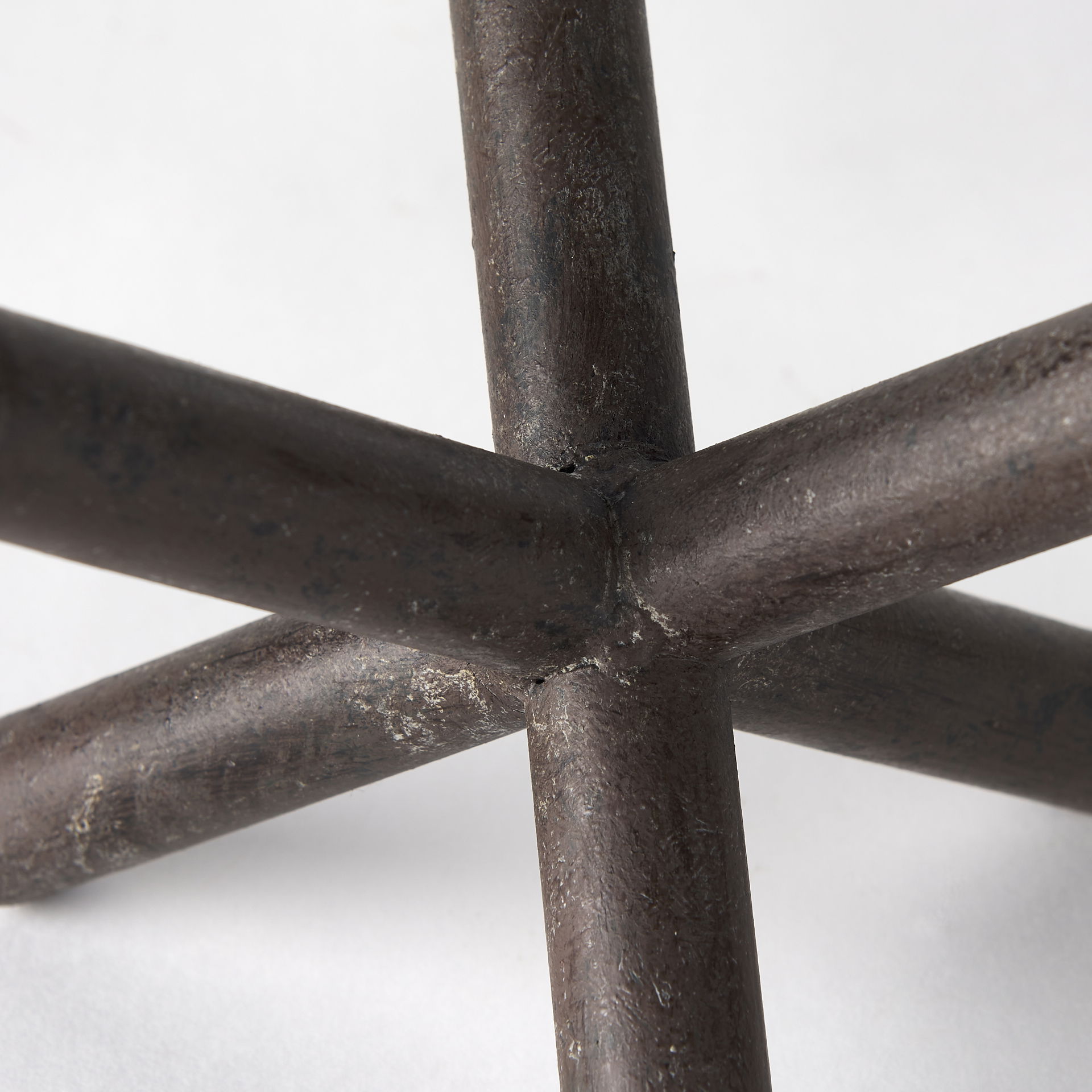 Astericks III (Small) 6L x 6W Brown Metal Decor Object large image 