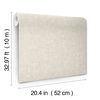 Capri Cream Wallpaper, by York Wall, 33' length x 1'8.5" width x 0.02" depth thumbnail 6