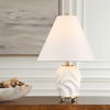 Bora White Accent Lamp, by Uttermost, 12" width x 17.5" height x 12" depth thumbnail 2