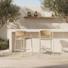 Zola Outdoor Bar Stool Natural, Outdoor Chair by Moe's Home, 2' width x 3'6.6" height x 1'11" depth thumbnail 8