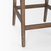 Elle Rounded Caneback Medium Brown Wood with Oatmeal Fabric Counter Stool thumbnail 12